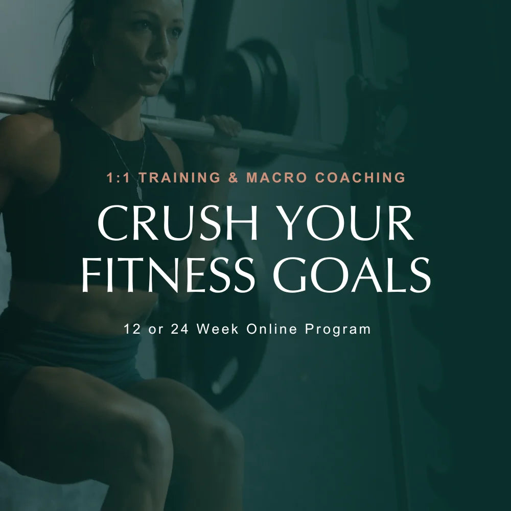 1:1 ONLINE TRAINING & MACRO COACHING (Monthly Payment)